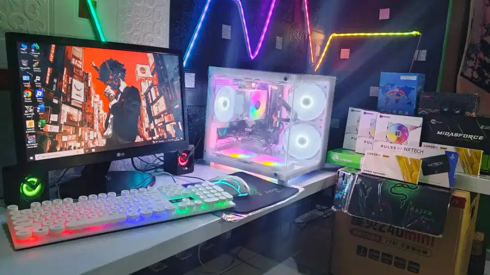 Komputer PC gaming,cocok untuk gaming, editing, olshop!