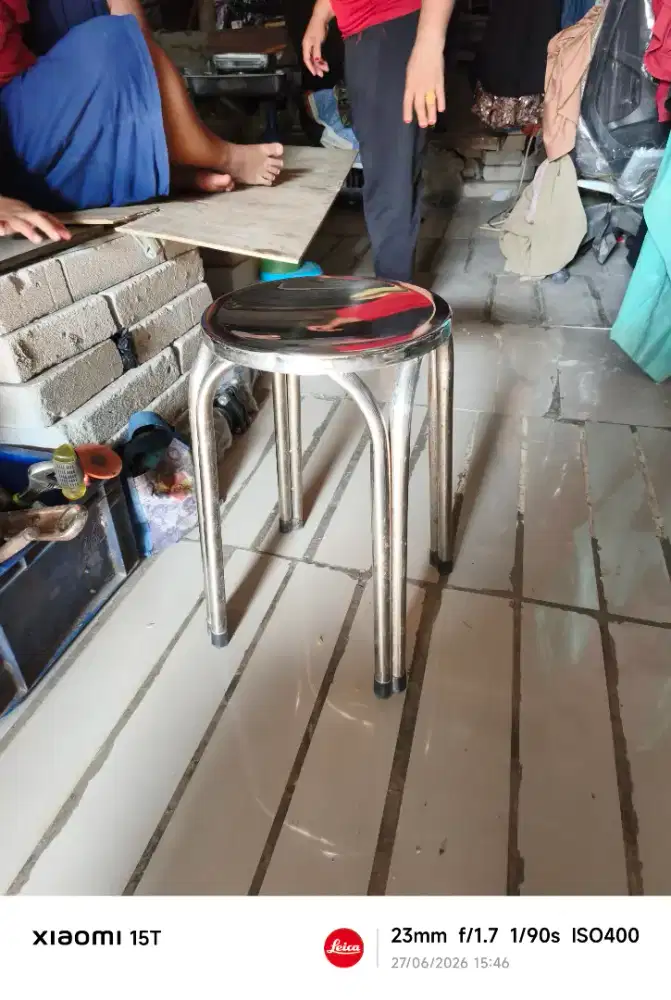 KURSI BANGKU STAINLESS KURSI TAMAN KURSI CAFE