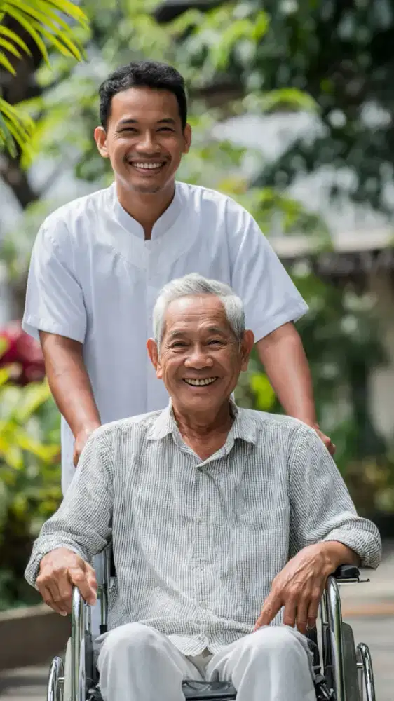Di butuhkan caregiver/perawat lansia