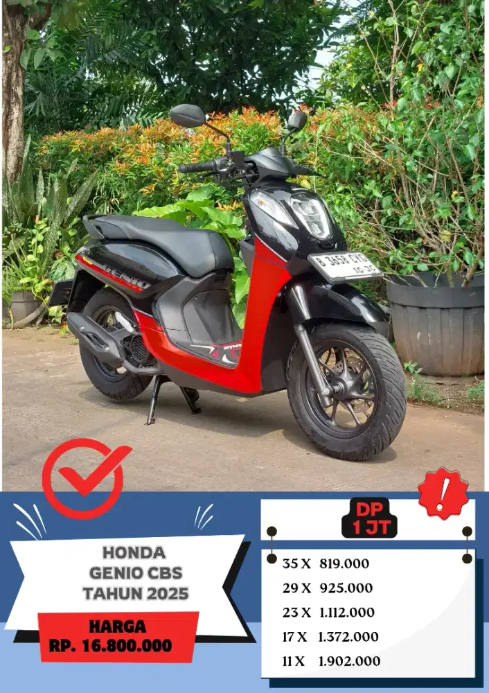 Honda Genio CBS Tahun 2025 KM 2000