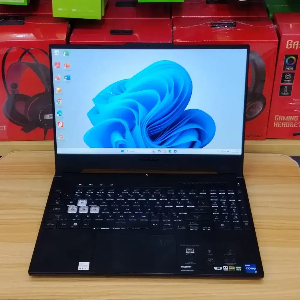 ​Asus TUF F15 FX517ZC i7 Gen12 RAM16GB SSD1TB  RTX3050 Mulus Siap Game
