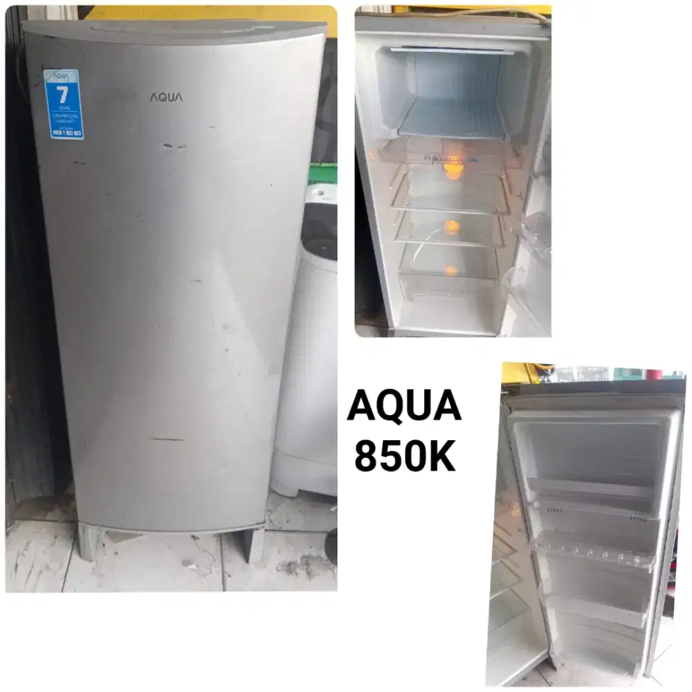 Kulkas AQUA bekas bergaransi