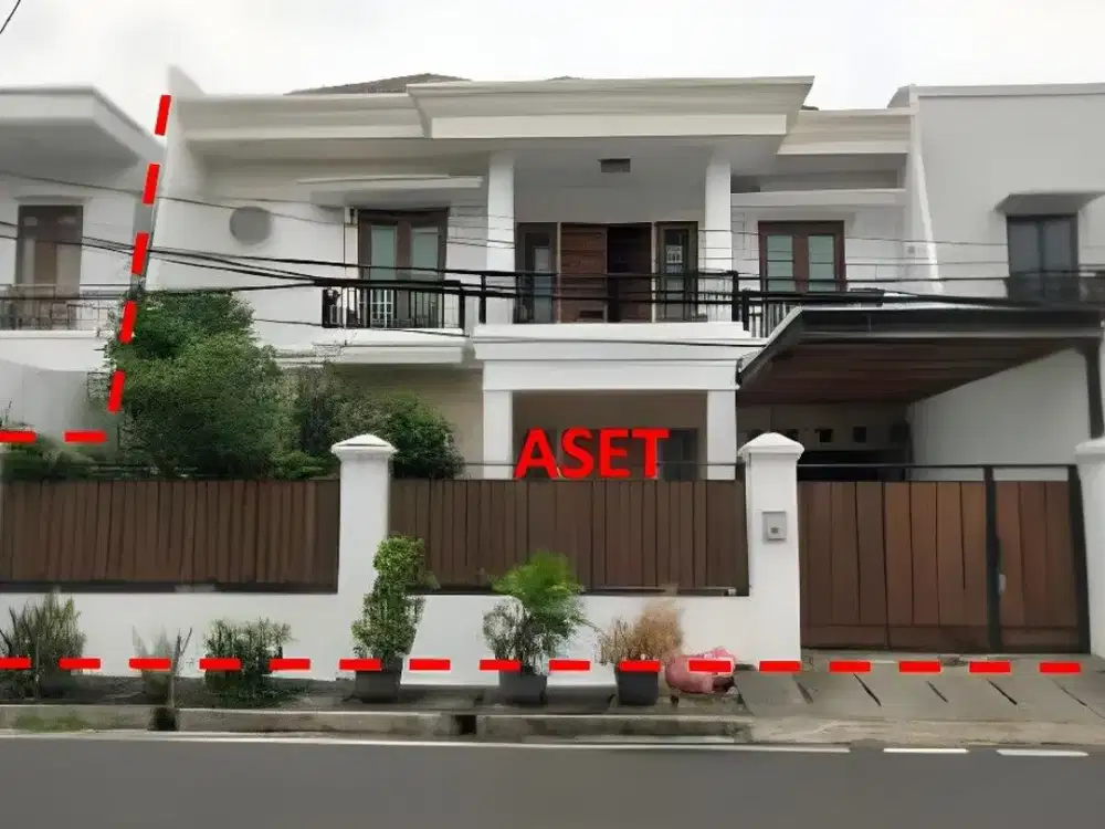 Rumah 2Lt di Komplek Sekretariat Negara RI Cempaka Putih Barat