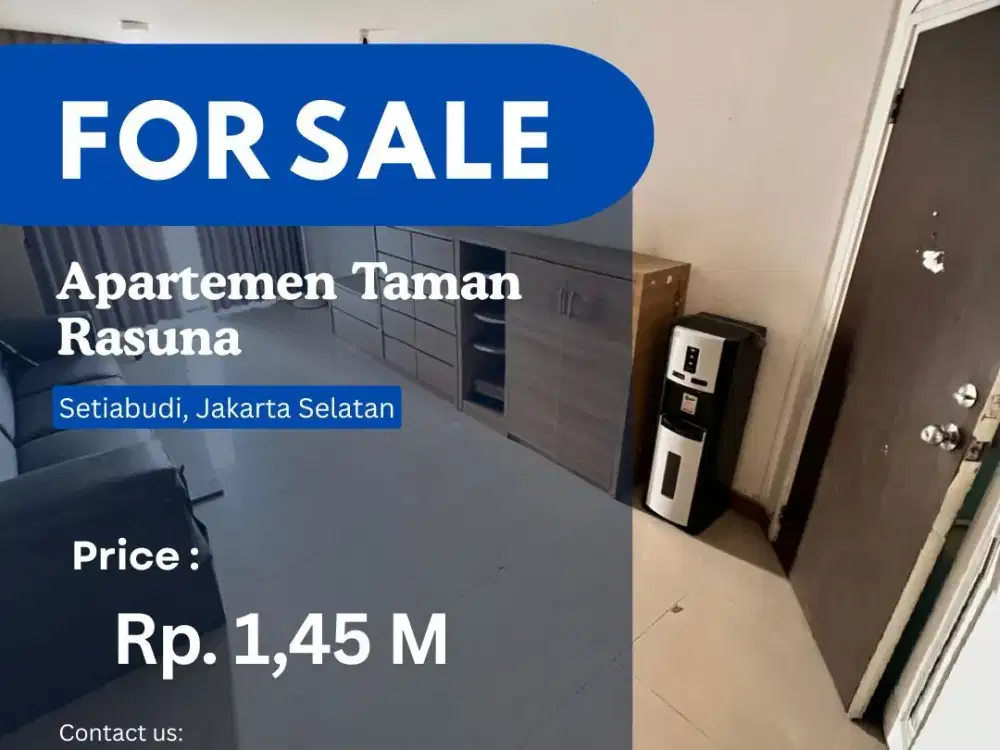 JUAL CEPAT DIBAWAH NJOP Taman Rasuna Unit 3+1BR Best City View