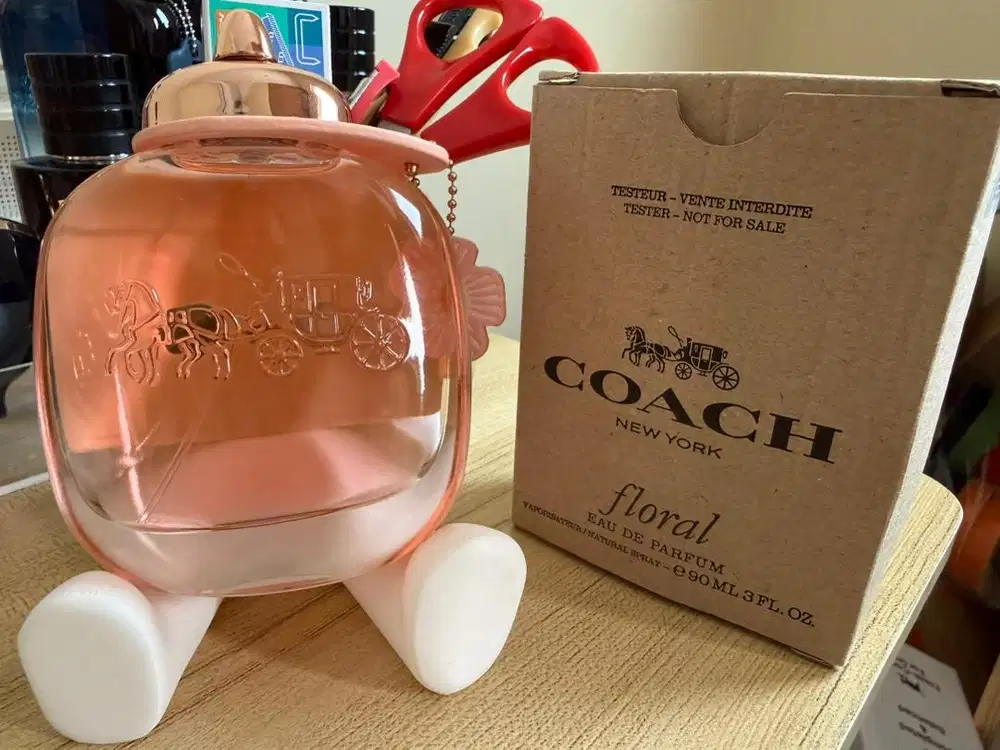 PRELOVED 100% ORIGINAL TESTER WITH BOX BPOM COACH FLORAL EAU DE PARFUM