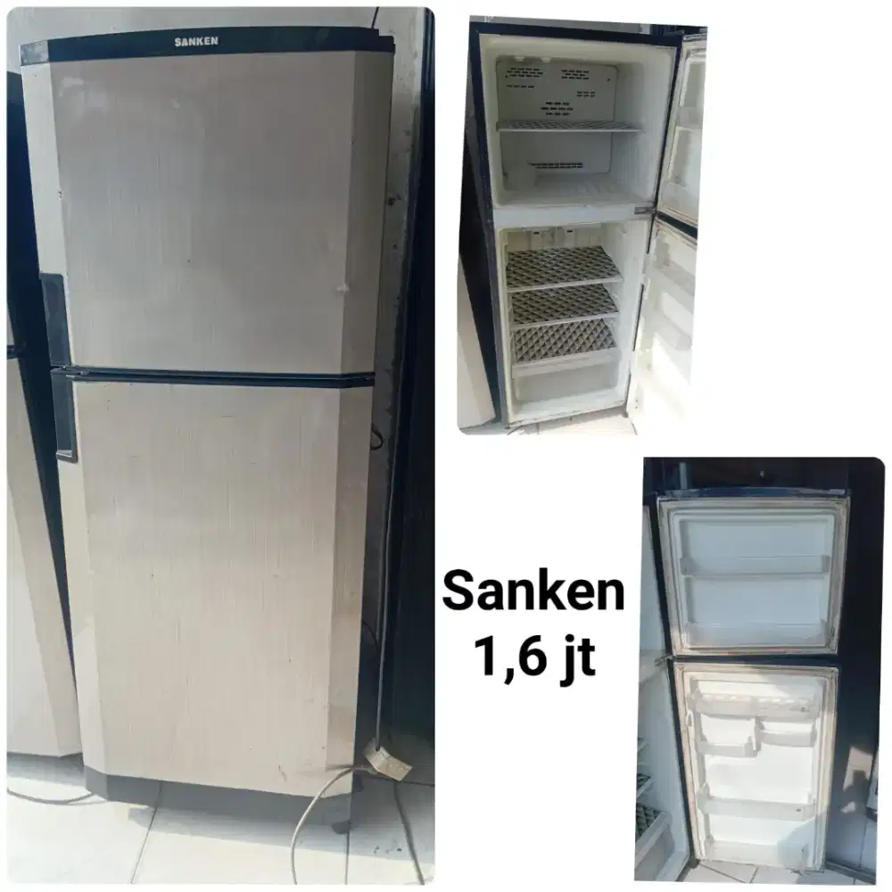 Kulkas Sanken bekas bergaransi