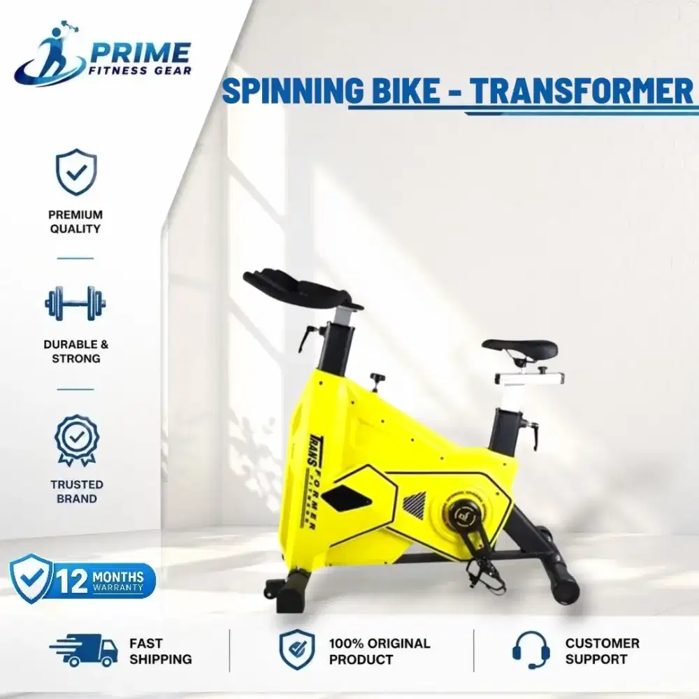 Sepeda Statis Fitness Total TL 705 Transformer Spinning Static Bike