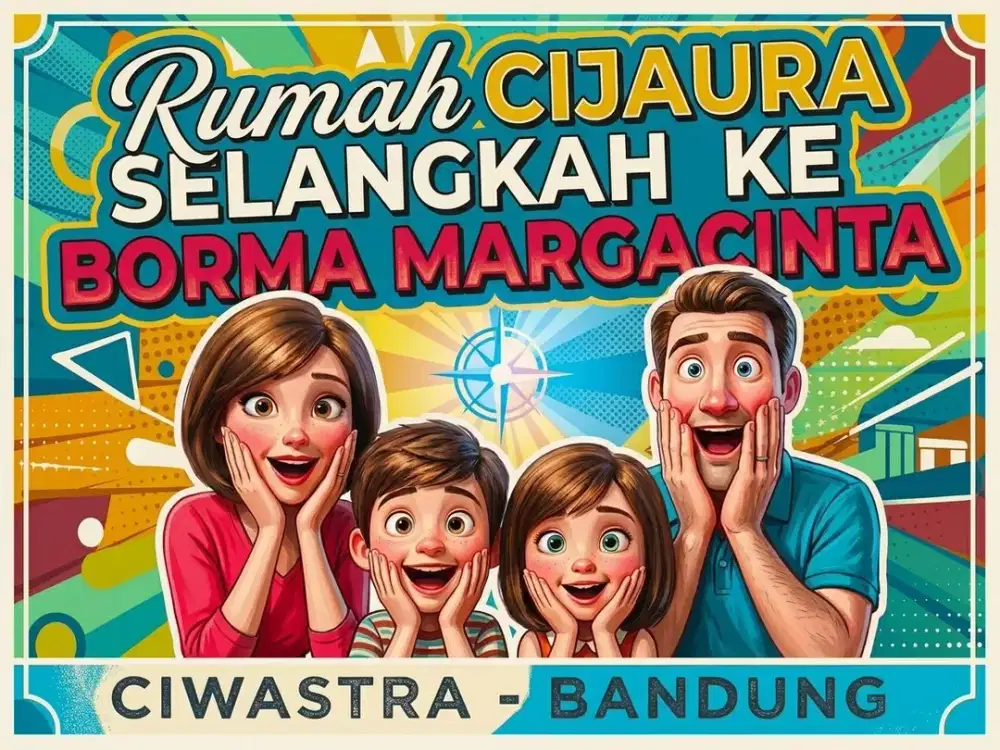 JUAL RUMAH DI CIJAURA, BUAHBATU, CIWASTRA, BANDUNG KOTA.