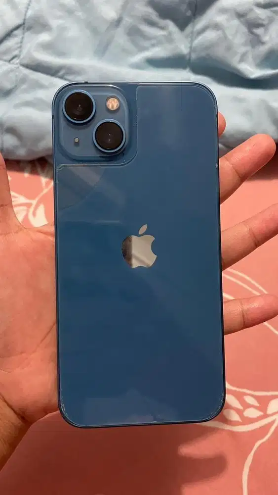 Iphone 13 Blue 128gb pemakaian pribadi
