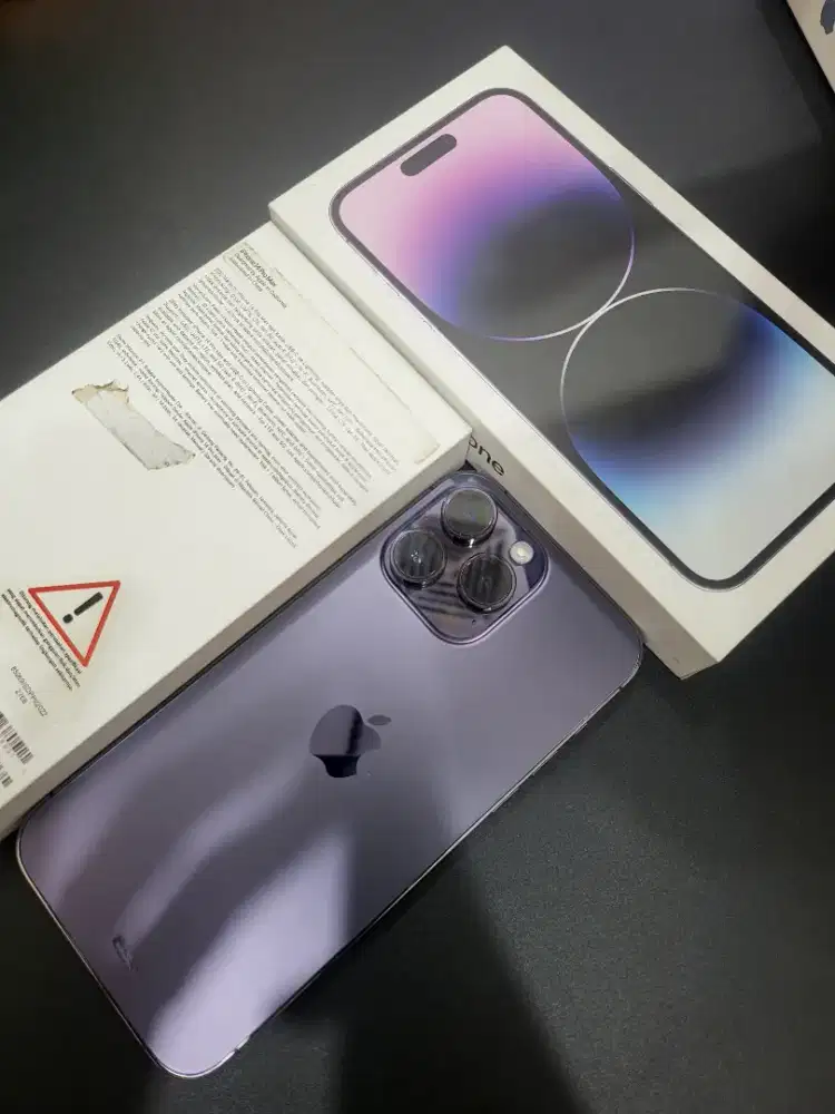iPhone 14 ProMax 128 Gb Purple Resmi Mulus