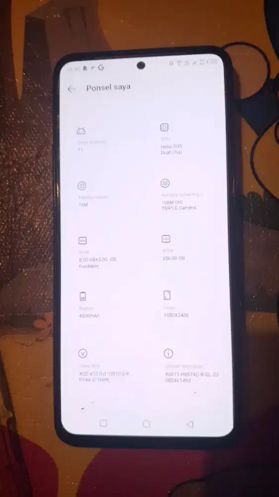 infinix zero x pro ram 8+3/256Gb