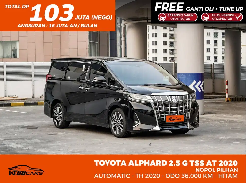 TOYOTA ALPHARD G TSS AT 2020