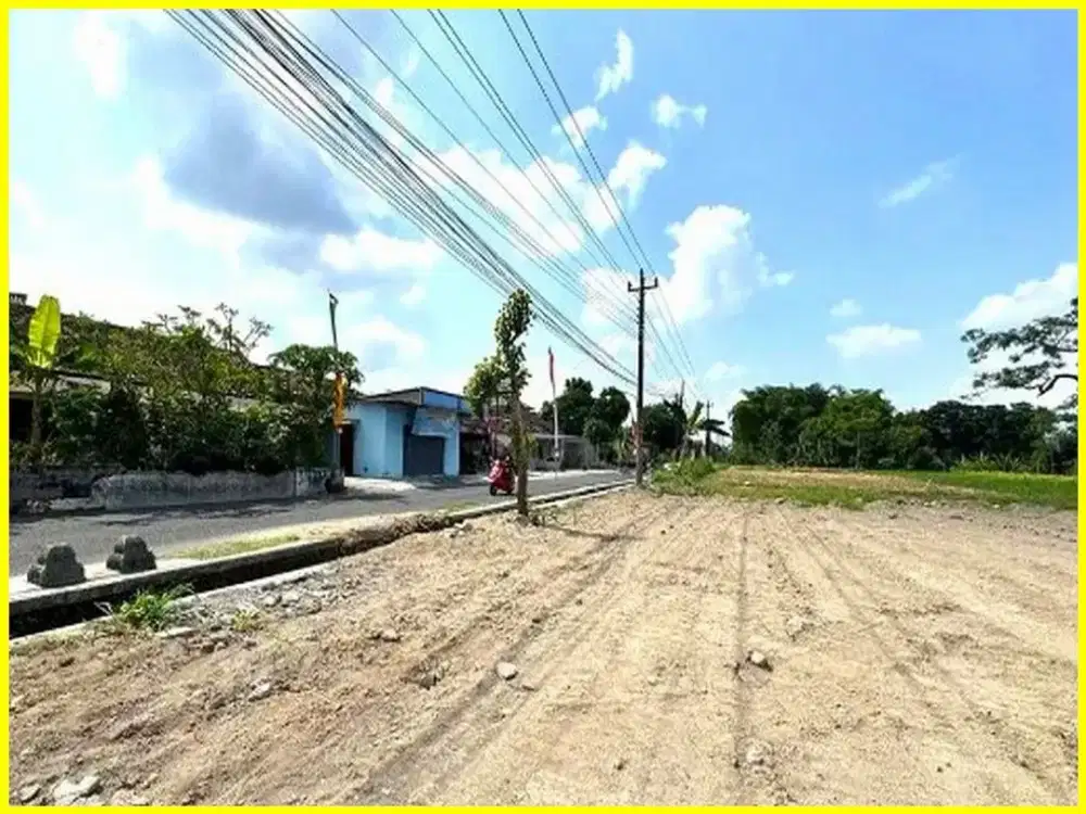 Dekat Jogja Bay Jual Tanah Jogja di Kalasan