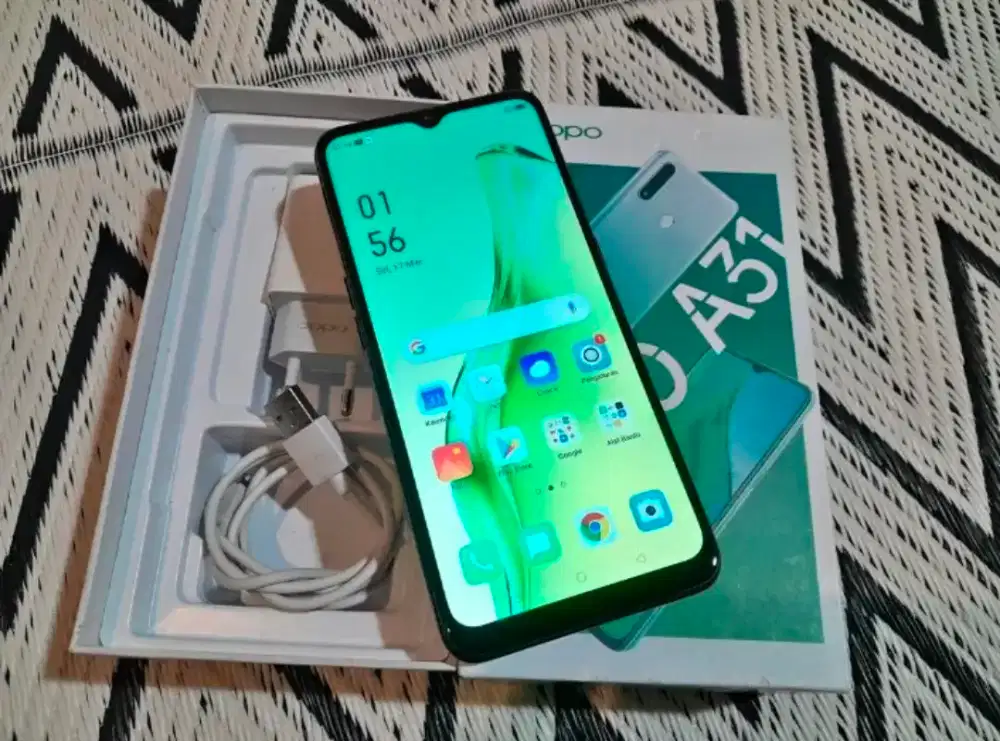 jual aja hp oppo a31 ram 6/128 fullset