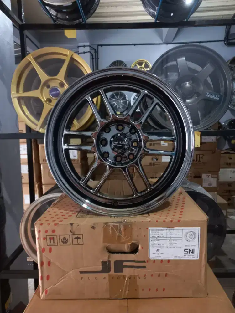 Velg rpf1 r16 4x100/114 lbr7 et40 black chrome