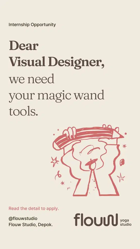 Creative Designer Internship - Flouw Studio (DEPOK)