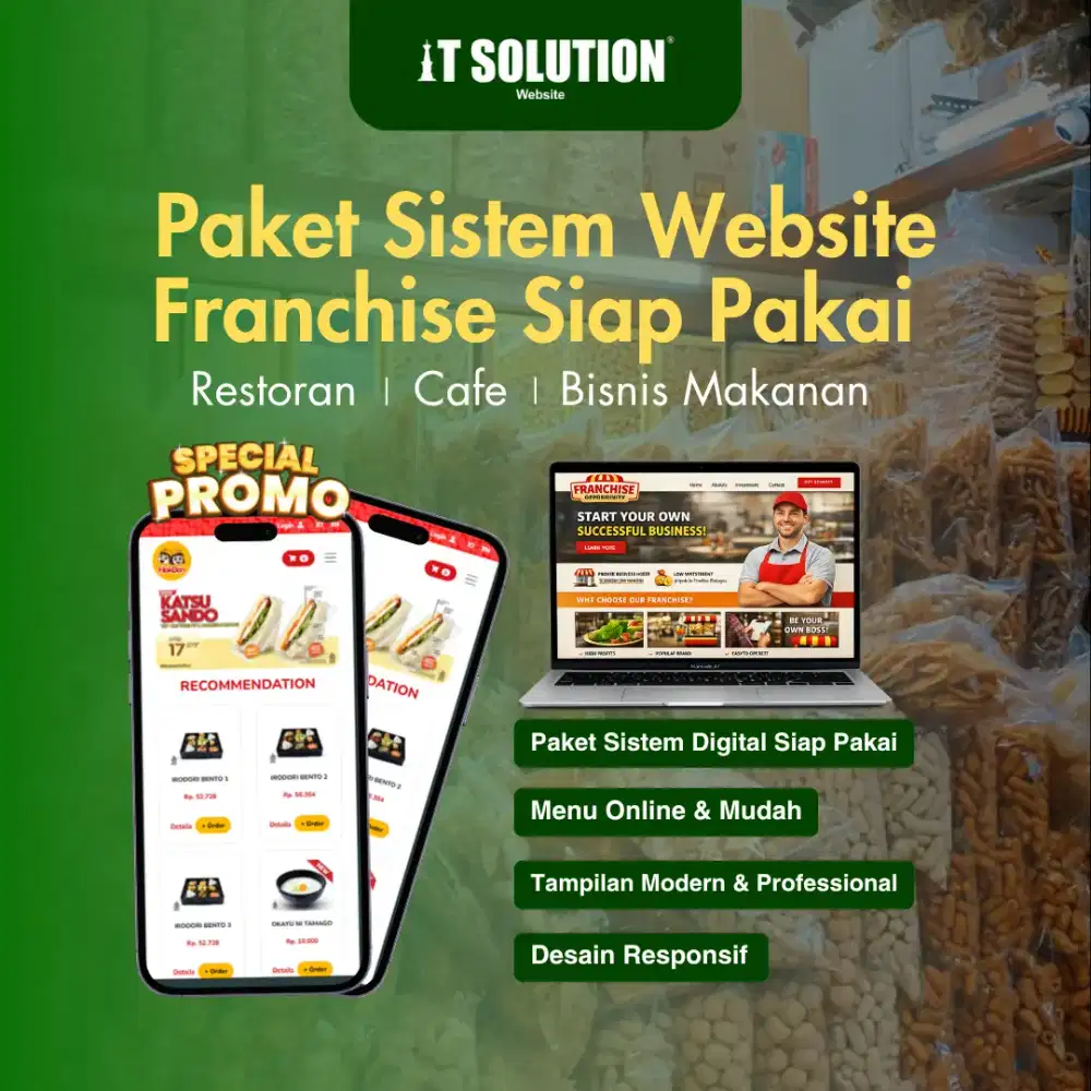 Pembuatan Website Franchise Siap Pakai