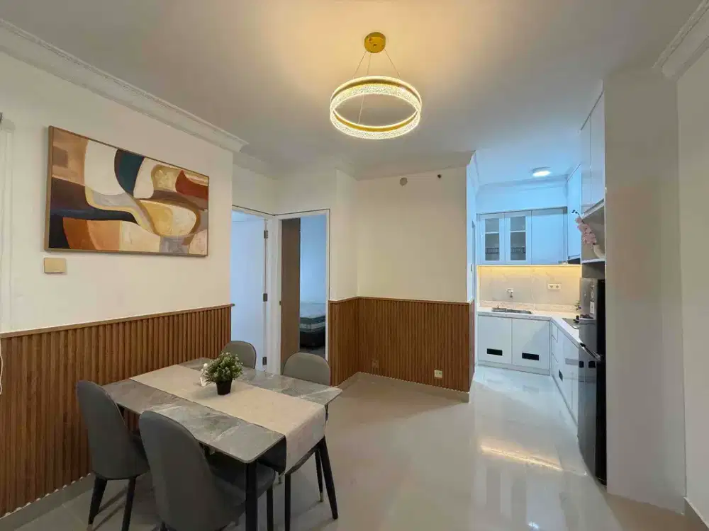 Disewakan 3 kamar full furnished apartemen gading mediterania resideences baru renovasi
