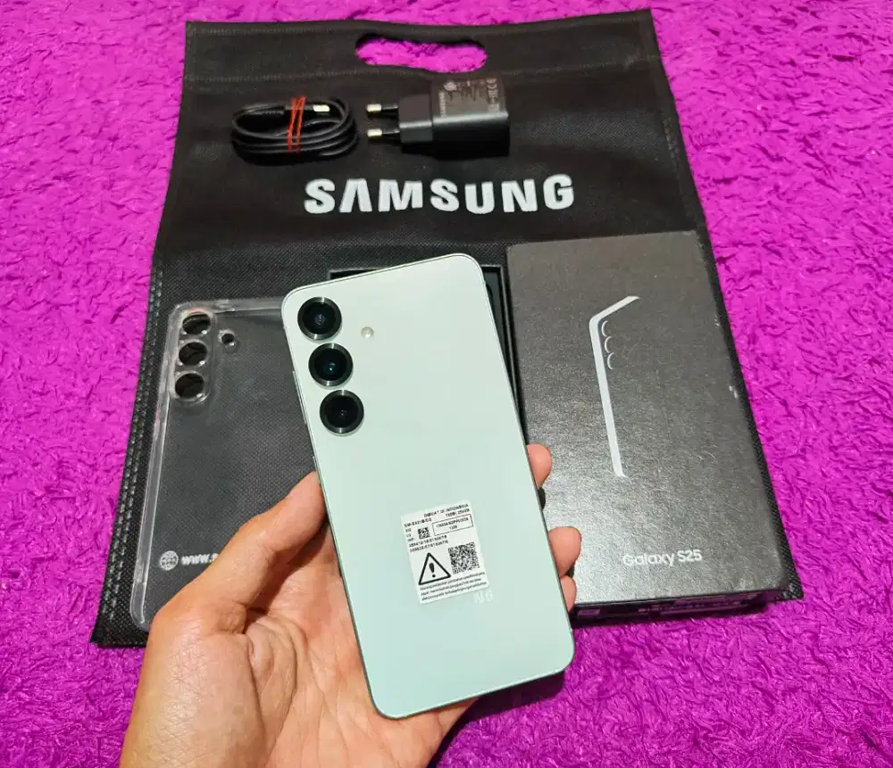 Samsung S25 Basic 12/256 GB Fullset Mulus