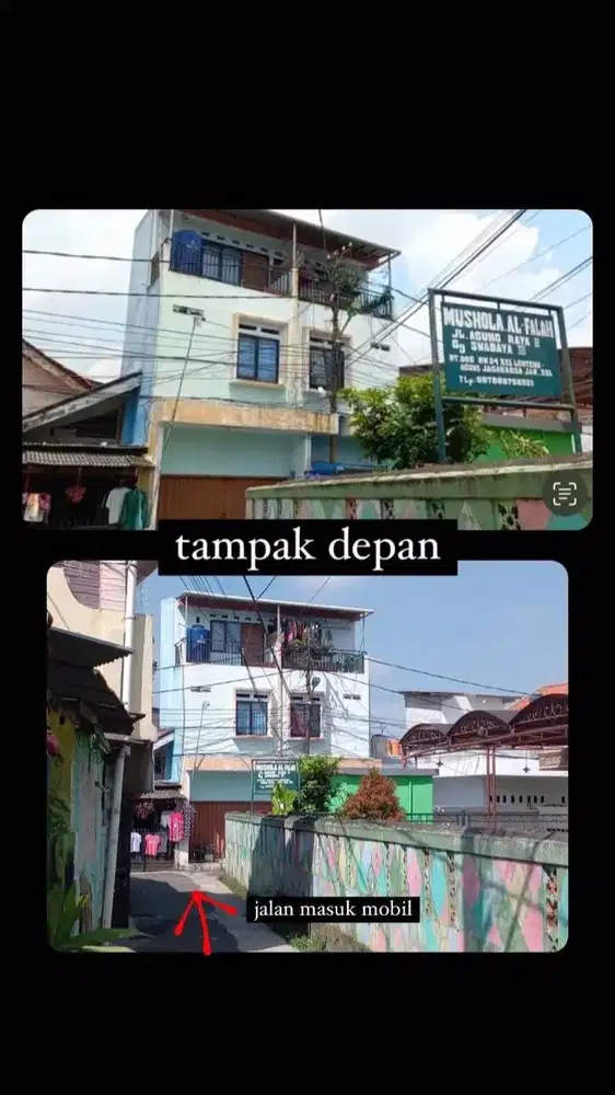 [BISA NEGO] DIJUAL MURAH 3 RUKO 3 LANTAI (1 RUKO KECIL, 2 RUKO BESAR)