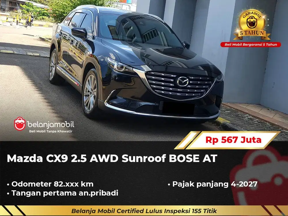 [ AWD ] Mazda CX9 CX-9 CX 9 2.5 Sunroof BOSE 2023/2024