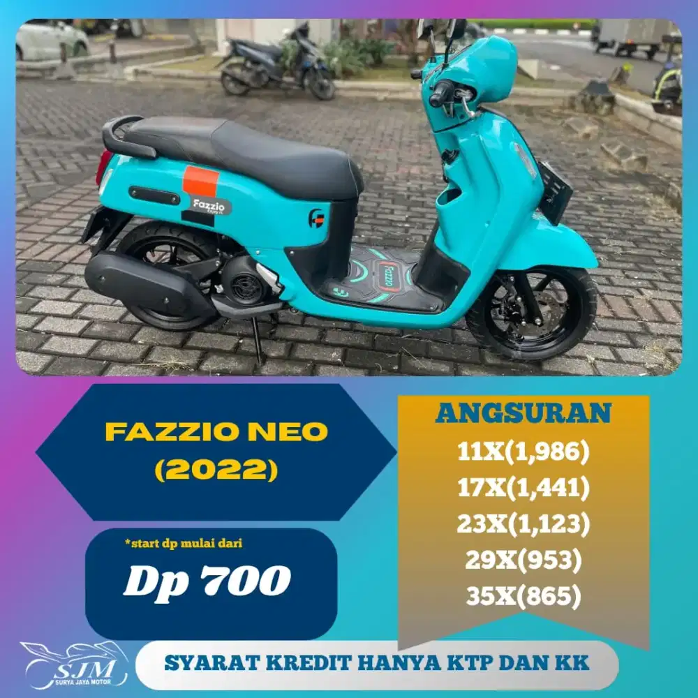 YAMAHA FAZZIO NEO 2022 CASH & KREDIT