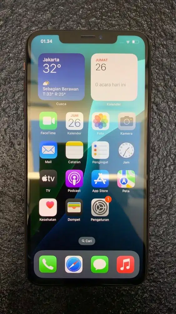 IPHONE XS MAX 256GB GOLD MULUS SEPERTI BARU