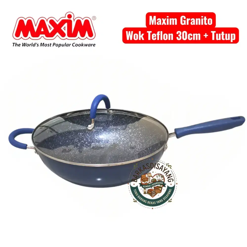 JUAL MURAH WAJAN TEFLON MAXIM GRANITO 30CM ANTI LENGKET