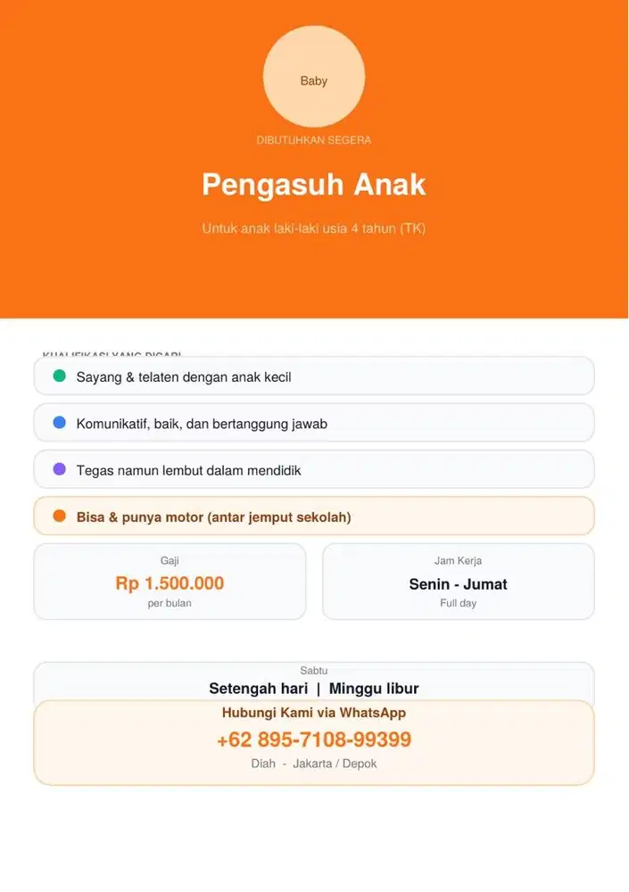 Pengasuh Anak Balita