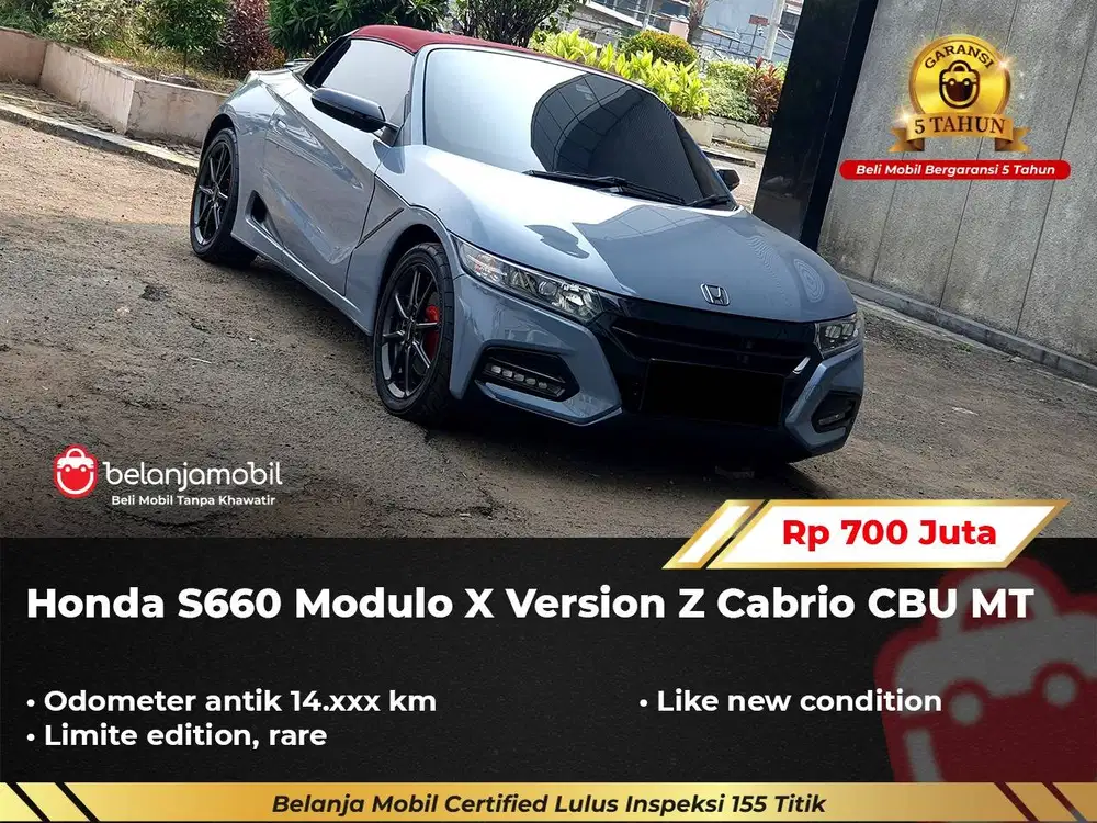 [LIMITED EDITION] Honda S660 S 660 Modulo X Version Z Cabrio 2021/2022