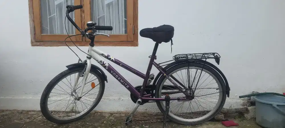 Sepeda cw perempuan 24 layak pakai.