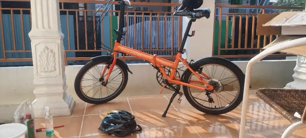 Sepeda lipat folding bike downtube nova not dahon tern brompton