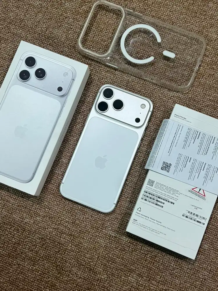 Iphone 17 pro max 256gb silver ibox fullset original