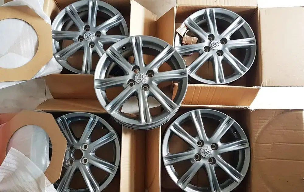 Velg Ori VIOS GEN 3 Ring 16 + Ban Continental 195/50 R16 . Kondisi 80%