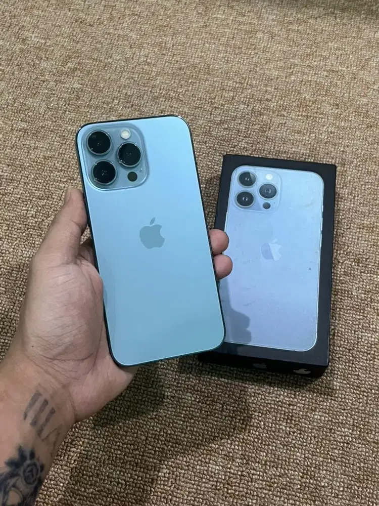 iphone 13 pro 256gb siera blue fullset