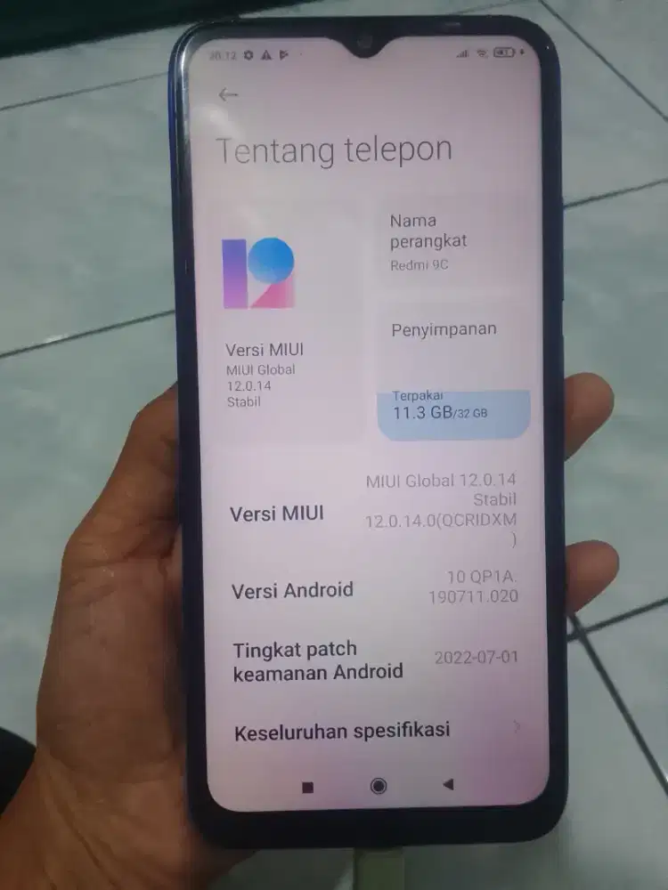 Redmi 9c 3/32gb
