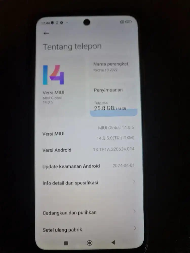 Redmi 10 2022 6+2 /128 GB No Minus !!!