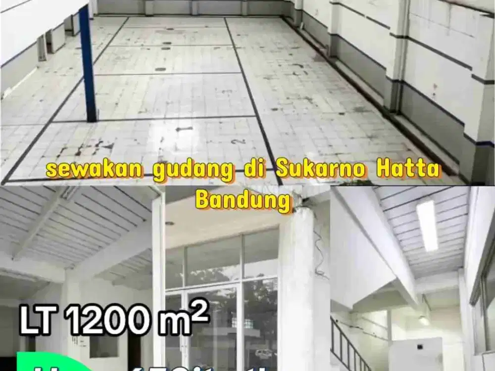 Disewakan Gudang di Sukarno Hatta Bandung