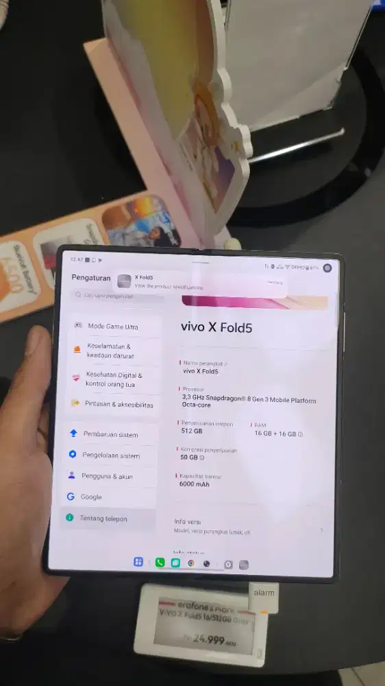 vivo X Fold5 16GB/512GB | Bisa Cicilan Home Credit | Flagship Foldable