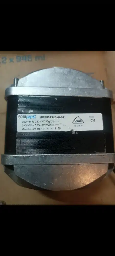 Motor fan ebm 25 watt
