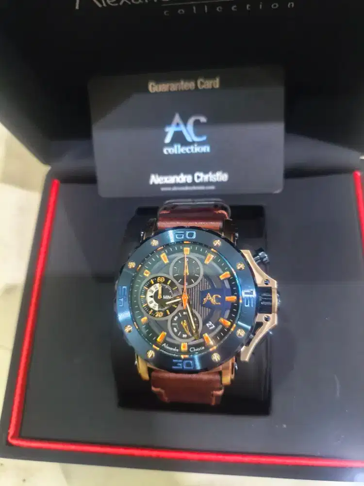 Jam Tangan Pria Alexandre Christie 9205 Ori Murah Mulus