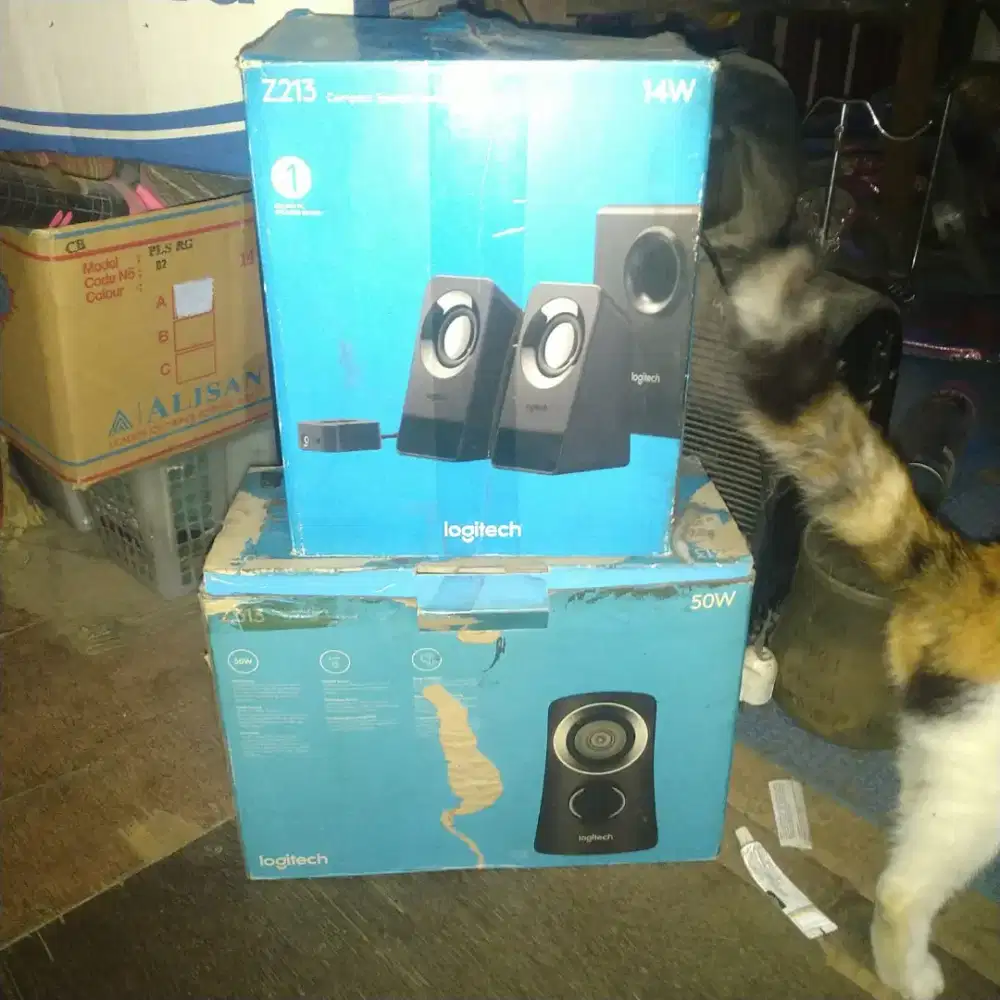 Speaker logitech z213 & z313 sekaligus not samsung yamaha