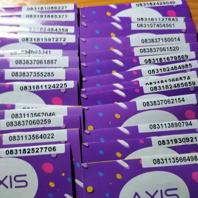 Kartu Perdana Axis Stock Lama Tanpa Kuota Harga Murah Meriah
