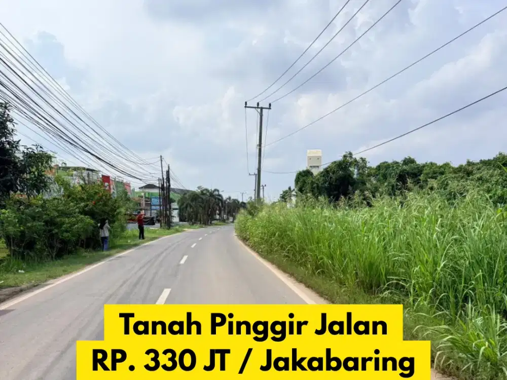 dijual tanah area Jakabaring dekat sman 19 palembang