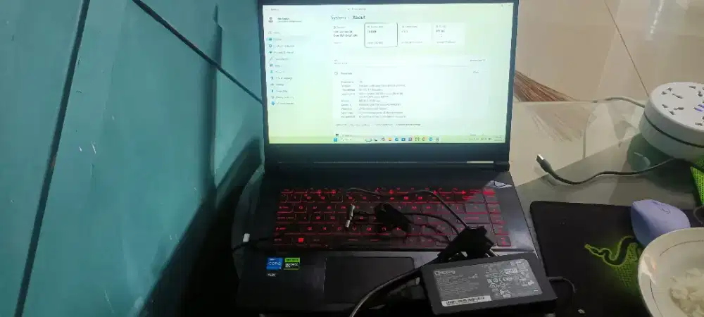 Laptop MSI i5 12540H Gen RTX 4050 6GB DDR 6