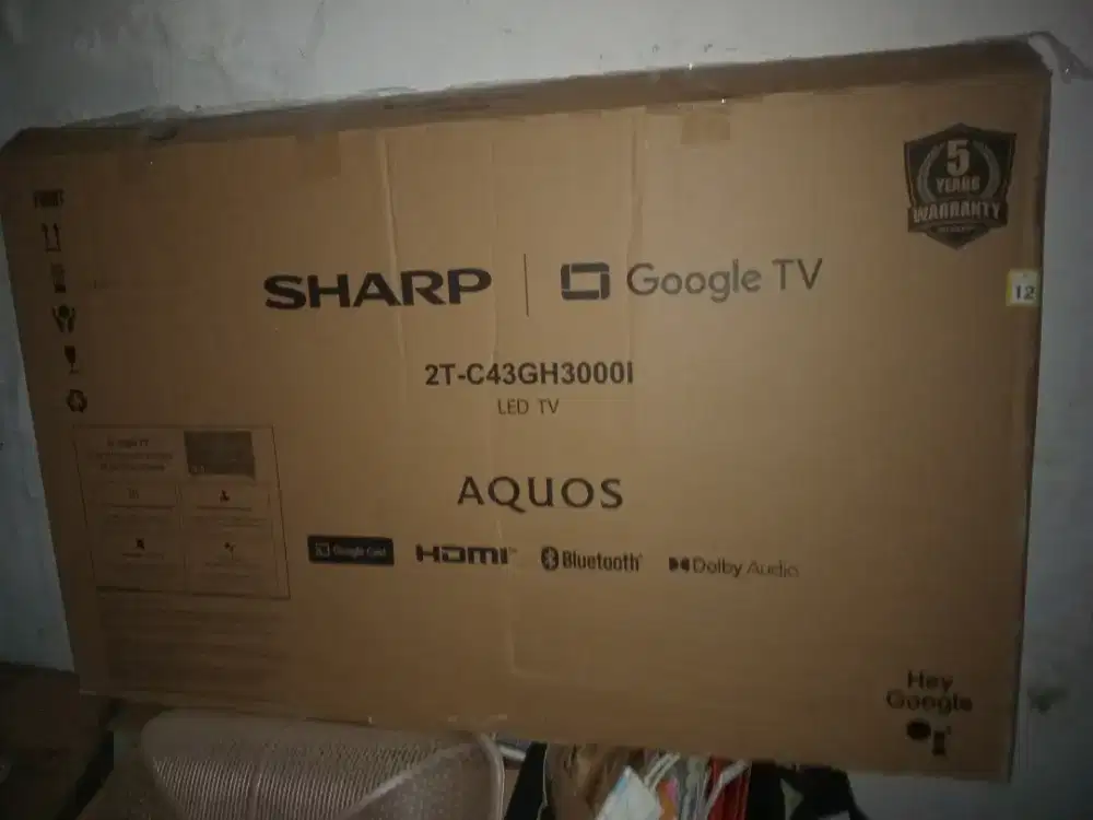 Jual TV sharp AQuos smart Goggle framless 43