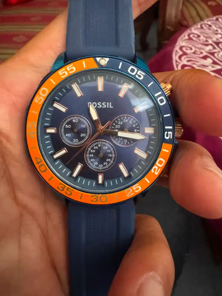 jam Fossil chronograph ori