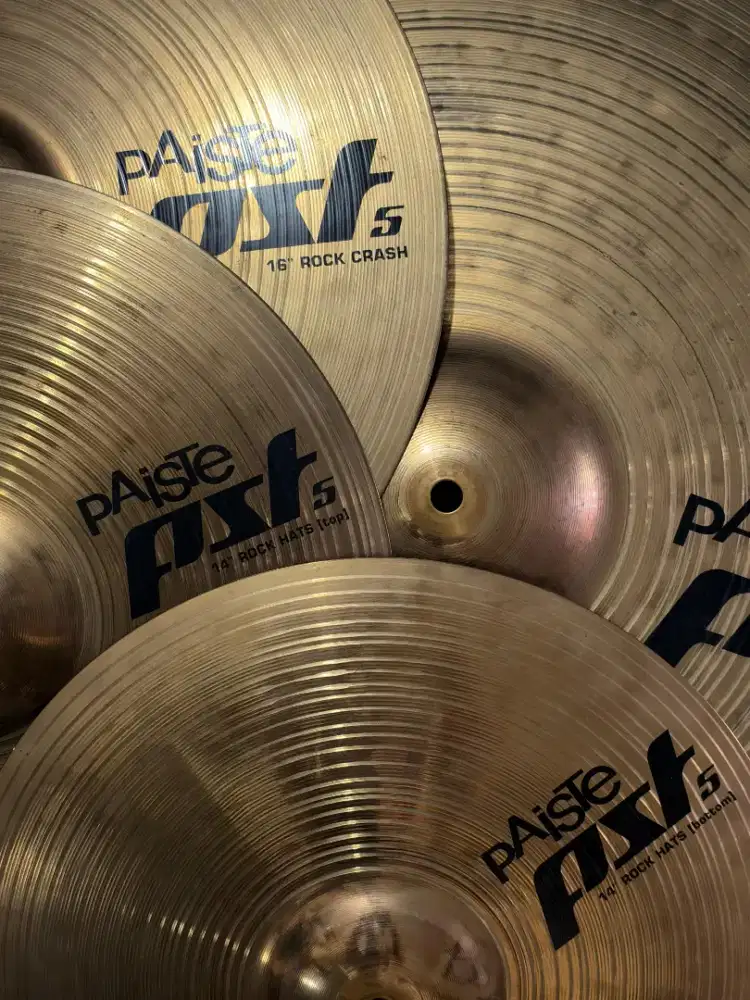 Cymbal Set Paiste PST5 Pst-5 Simbal Zildjian Sabian
