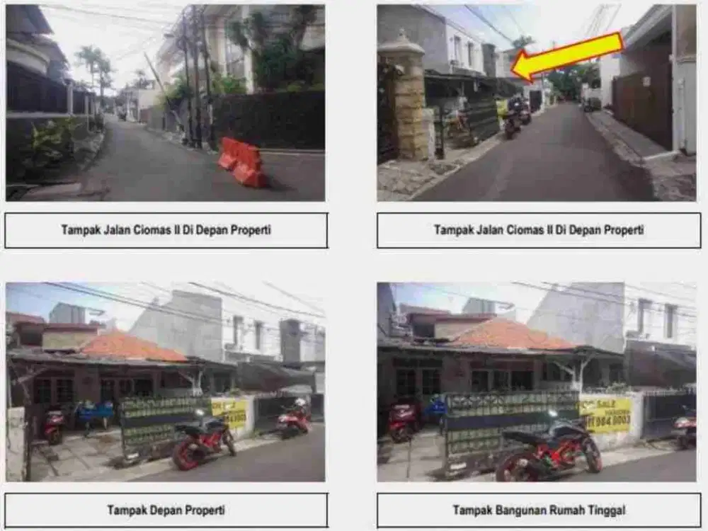 DIJUAL VIA LELANG CESSIE RUMAH TINGGAL KEBAYORAN BARU, JAKARTA SELATAN