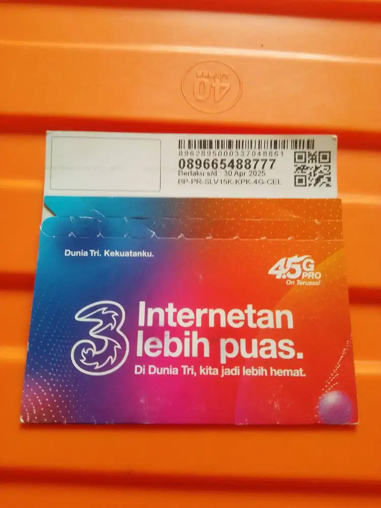 Kartu Perdana Tri Nomor Cantik Tri Tripel 777 Harga Murah Meriah